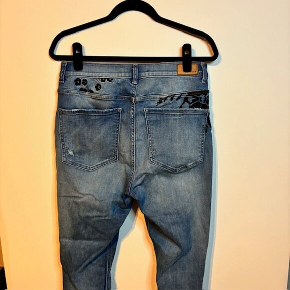 Express Super High Rise Ankle Leggings - Size 10R - Picture 3 of 11